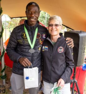 2025 MiXGrit Challenge finishers from left to right Tumelo Elias Kgwete and Cornel Metcalfe.